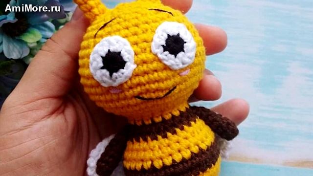 Амигуруми: схема Пчёлка Би-Би. Игрушки вязаные крючком - Free crochet patterns. смотреть онлайн