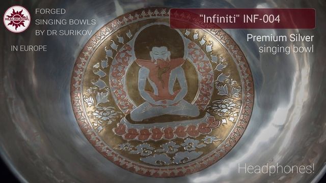 Premium singing bowl Silver Infiniti INF 004 смотреть онлайн