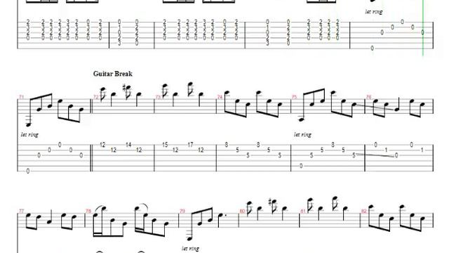 Metallica - Nothing Else Matters (Tab) смотреть онлайн