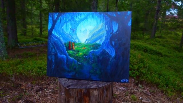 I Spent 7 Days in the Forest to Improve my Painting Skills смотреть онлайн