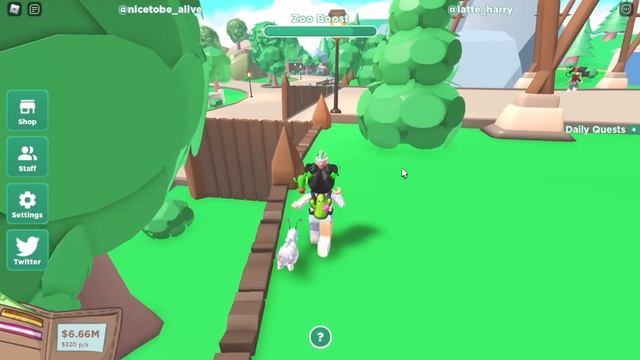 НА НАС НАПАЛИ ДИНОЗАВРЫ В МОЕМ ЖЕ ЗООПАРКЕ!? Roblox My Zoo Tycoon смотреть онлайн