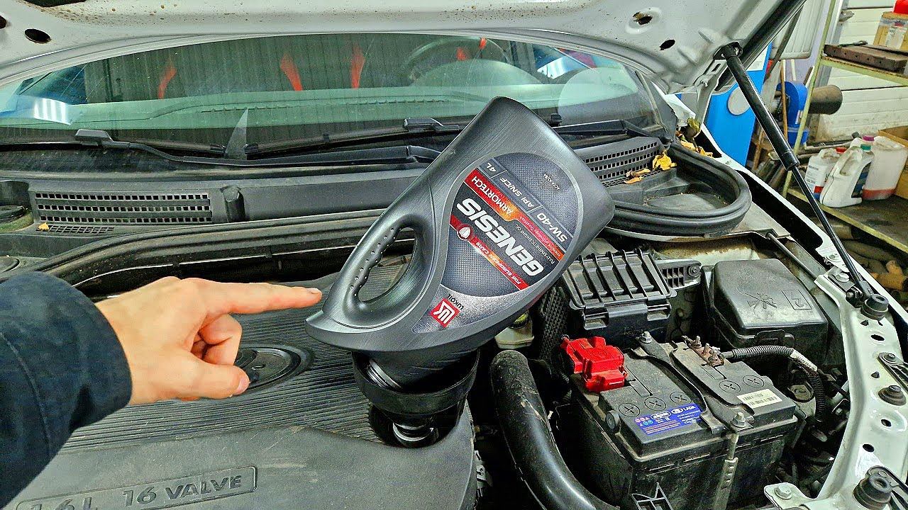 СКОЛЬКО ЛИТЬ МАСЛА В LADA VESTA. МАСЛОЖОР ДВИГАТЕЛЬ 1.6 ( тест моторного масла лада веста) смотреть онлайн