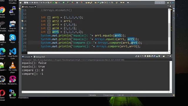 4 metodos para comparar arrays смотреть онлайн