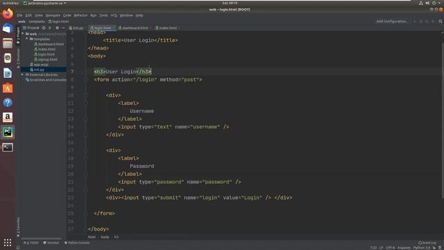 User Login Form / Authenticating User Login in Python Flask смотреть онлайн