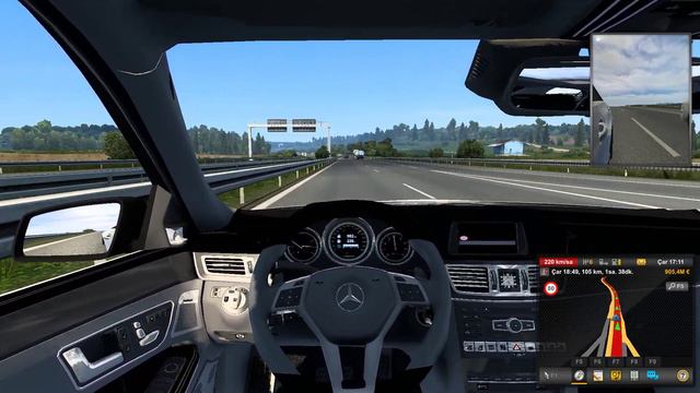 Mercedes-Benz W212R E63 AMG S-Euro Truck Simulator 2 (1.48) смотреть онлайн