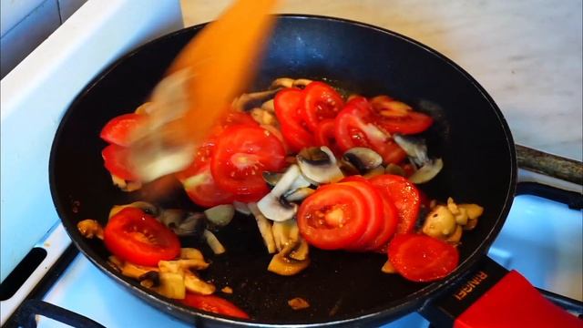 Frittata Recipe (Healthy Breakfast) | Омлет с Овощами по Итальянски - Фриттата [ENG/RUS]