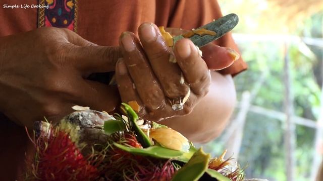 Rambutan Dessert With Fruits - Rambutan Dessert - Simple Life Cooking