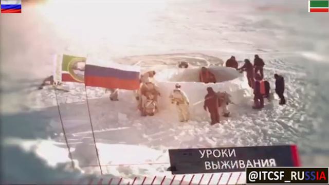 4 апреля 2016 год. Десантирование на Северный полюс. смотреть онлайн