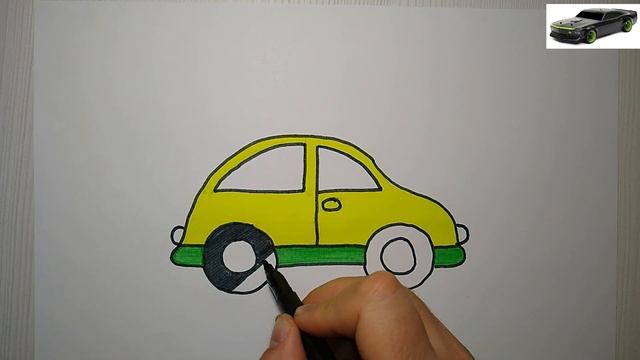 Как нарисовать машину/how to Draw a car/рисунки для срисовки смотреть онлайн