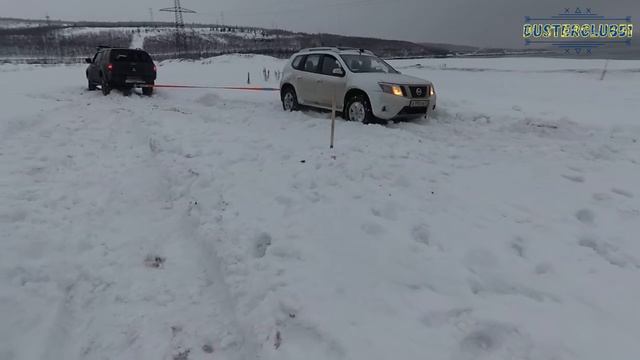 23 февраля! Окопались у Кольского залива. Duster, Terrano, Pajero, L200, SantaFe, ПерекатиКольский. смотреть онлайн