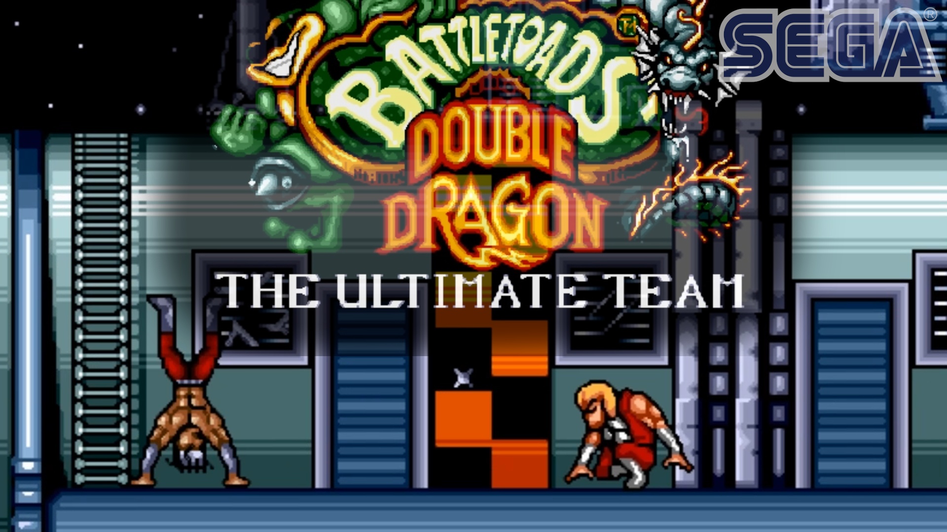 Battletoads & Double Dragon: The Ultimate Team (16Bit Sega Genesis) - Walkthrough 1080 No Commentary