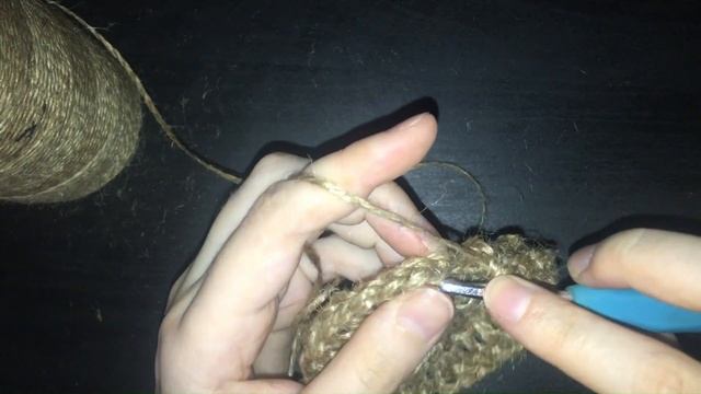 Мочалка из джута крючком смотреть онлайн