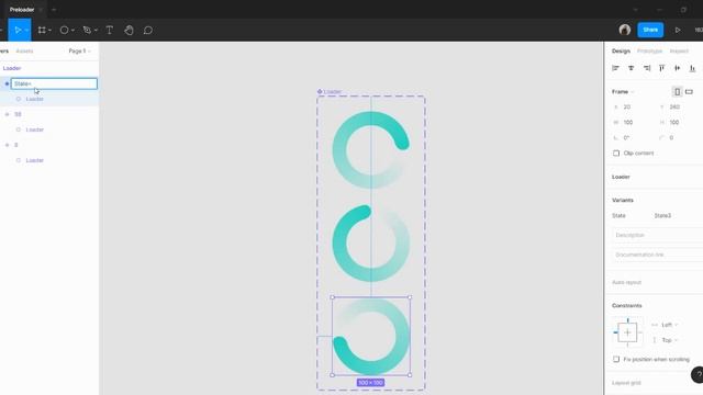 How to Create Loader and Loading Animation in Figma / Interactive Components смотреть онлайн