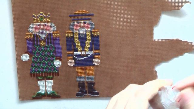 How I stitched King, Prince and Count for my Christmas tree / Cross-stitching смотреть онлайн
