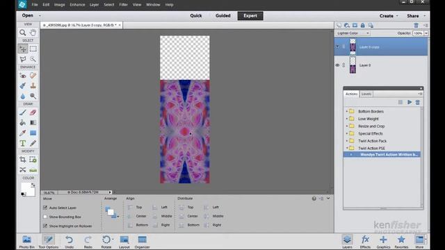 Photoshop Elements Tutorial Twirling #1 смотреть онлайн