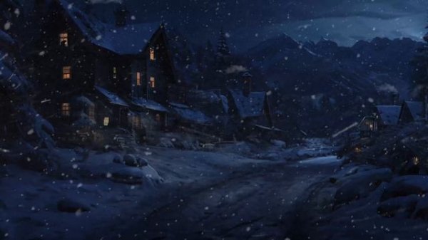 Blizzard Ambient Winter Sounds | Snowstorm Sounds for Sleep | Cozy Winter Ambience