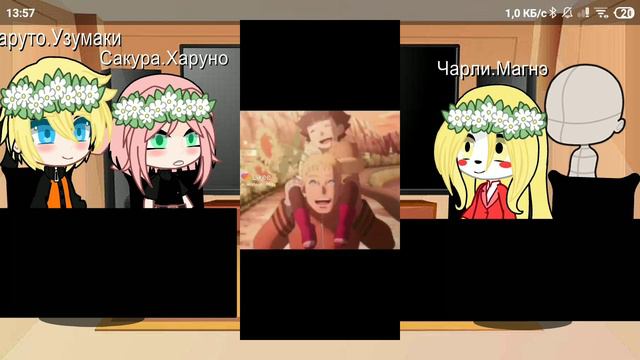 🌻 Реакция Отеля хазбин и аниме Наруто 3 часть 🌻 4-? смотреть онлайн