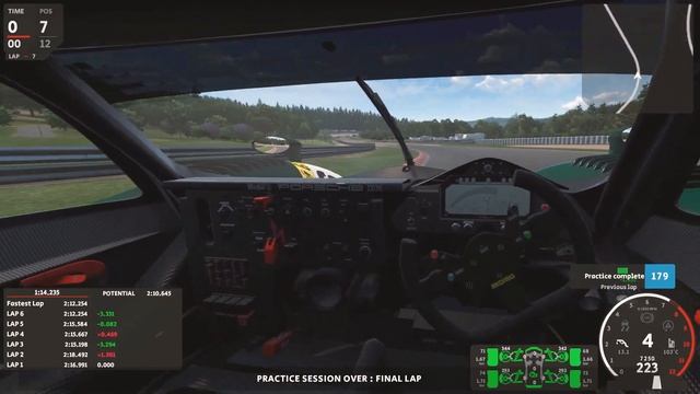 VR Onboard Lap: Porsche GT1-98 at Spa ‘93 with Enhanced Tactile Rig (2:09.361) смотреть онлайн