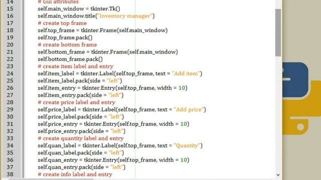 Inventory manager, with python Part 2 смотреть онлайн