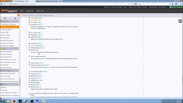 CPanel/WHM Easy Apache Setup and Configuration with PHP and settings for shared hosting correctly смотреть онлайн