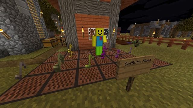 Anon64's Midi Player: Night of Nights in Minecraft смотреть онлайн
