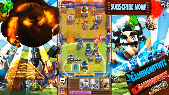 FULL SPELL DECK CHALLENGE + FULL BUILDER DECK CHALLENGE | CLASH ROYALE |YOUTUBER Vs YOUTUBER! FUNNY