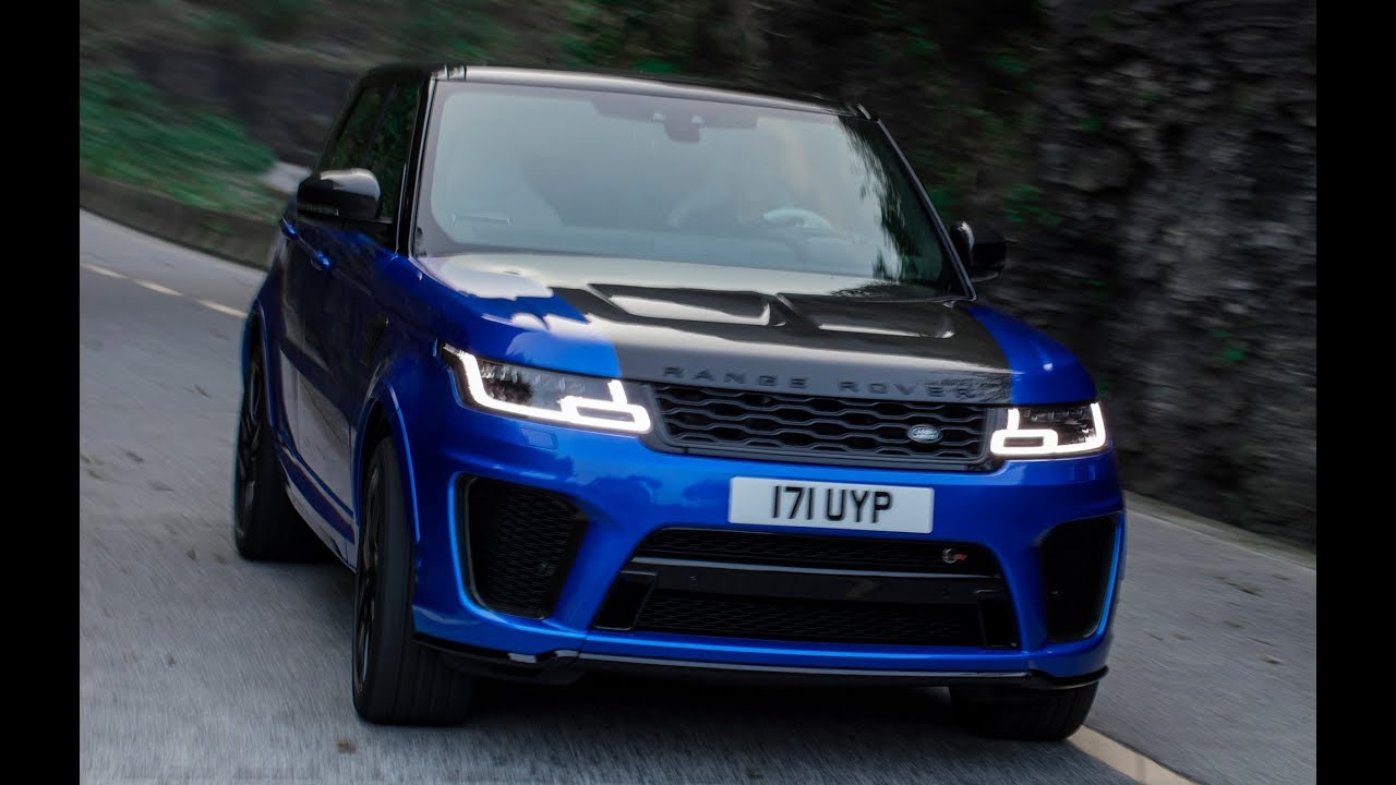 Range Rover Sport SVR на трассе Тяньмэнь.
