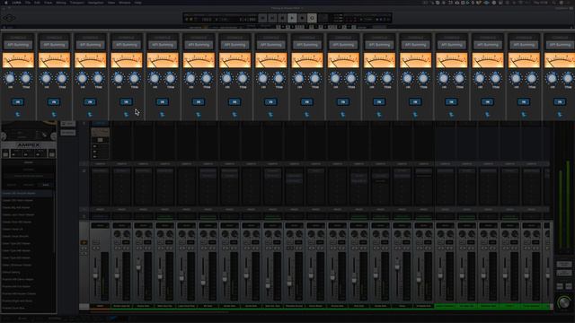 Universal Audio LUNA 1.1.1 - API Summing. смотреть онлайн
