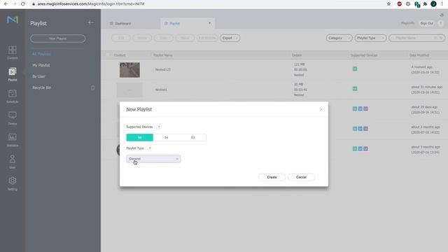 MagicInfo Services shows how to work with nested playlists смотреть онлайн