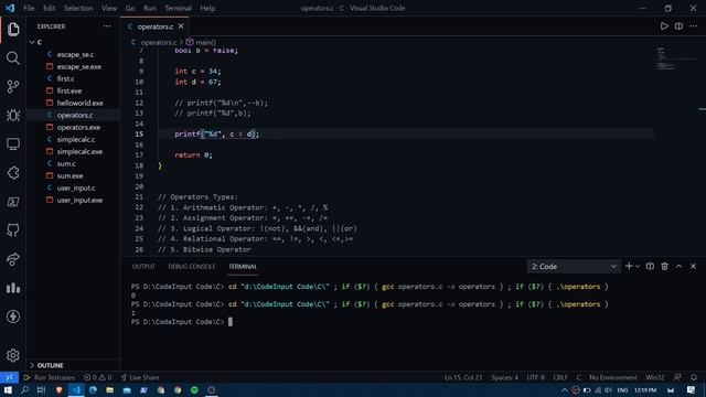 What is Relational Operator in C language | Operator part 3 | Code Input #Clanguage смотреть онлайн
