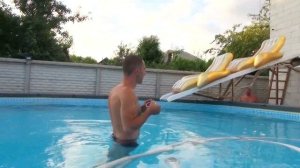 Покрасил Краской Свой Каркасный БАССЕЙН INTEX