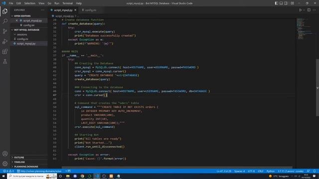 Connect a MySQL Database to a Telegram Bot using Python (CRUD operations) смотреть онлайн