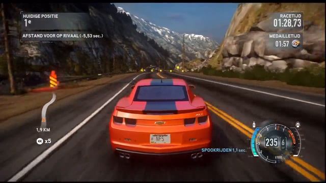 Need For Speed: The Run | Chevrolet Camaro ZL1 Gameplay - Limited Edition - The Duel [PS3] [HD] смотреть онлайн