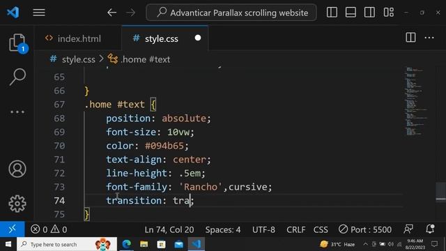 Parallax Scrolling Website | Using HTML, CSS, and JavaScript смотреть онлайн