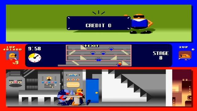 [Arcade] Bonanza Bros hard mode playthrough with cheat смотреть онлайн