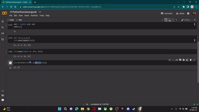 Built-in Functions in Python (Map, Filter, Reduce ) смотреть онлайн