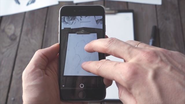 Drawing a portrait using augmented reality and SketchAR app смотреть онлайн