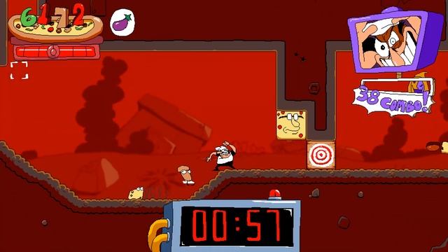 A Very Impractical Way To P Rank War | Pizza Tower Eggplant Build