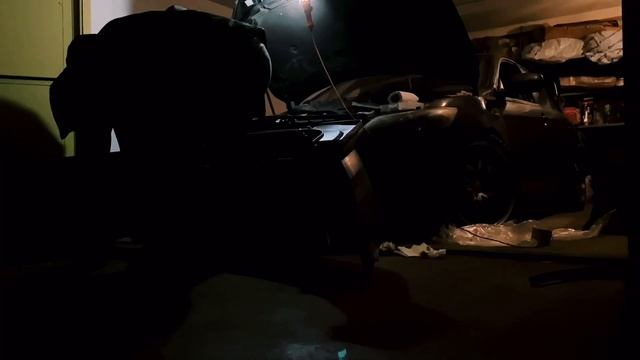 Установка переднего сплиттера Toyota Camry смотреть онлайн