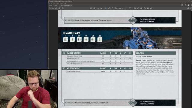 ALL SPACE MARINE DATASHEETS - 10th Edition Warhammer 40k Rules