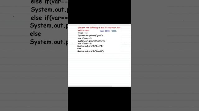 Computer Application ICSE 2018 #icsecomputer #java | switch case in Java| if else theory | ASCII смотреть онлайн