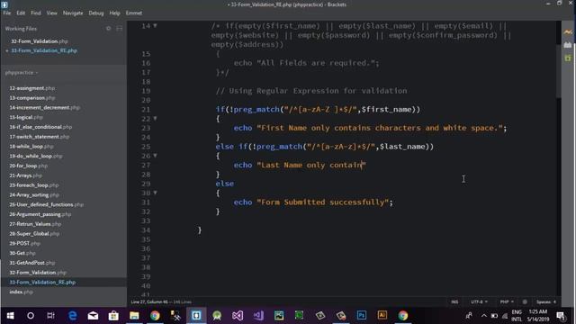 PHP Tutorial in Urdu | Hindi | Form validation in PHP part 3 смотреть онлайн