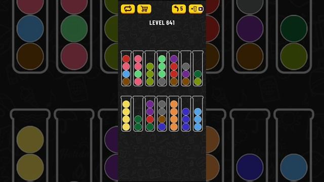 Ball Sort Puzzle - level 641 смотреть онлайн