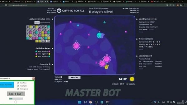 CRYPTO ROYALE BOT | AUTO FARM HACK | FULL VERSION | CRYPTOROYALE BEST CRYPTO GAMES