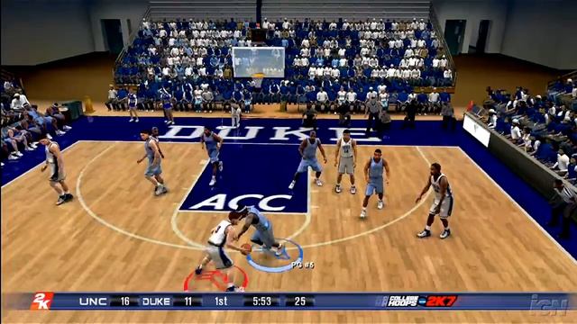 College Hoops 2K7 Xbox 360 Gameplay - Blue Devils смотреть онлайн