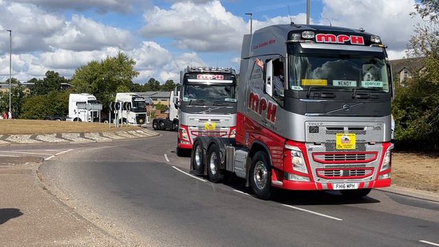 2022 East Coast Truckers 35th children's Convoy - Outward journey смотреть онлайн