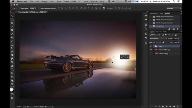 "PHOTOSHOP TUTORIAL" - How To Create Artificial Lighting Effects in Photoshop. смотреть онлайн