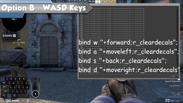 Clear Decals Bind | W A S D Keys | Shift Key | CS:GO 2021 смотреть онлайн