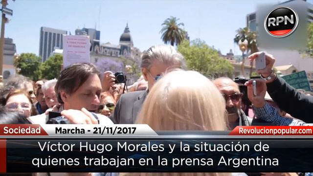 La palabra de Víctor Hugo en la marcha por la libertad de expresión смотреть онлайн