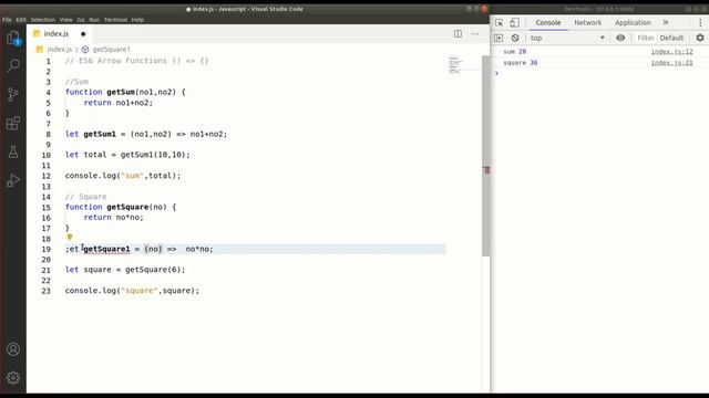 Javascript Arrow Functions смотреть онлайн
